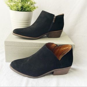 NWOB Lucky Brand ‘Frankela’ Suede Ankle Bootie